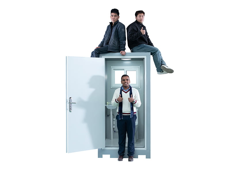 Sanita portátil externa para uma pessoa