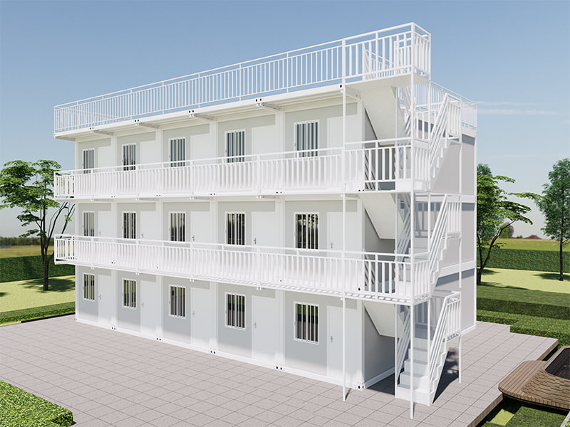 Vietnam Homestay Building Sala de contêineres de montagem rápida