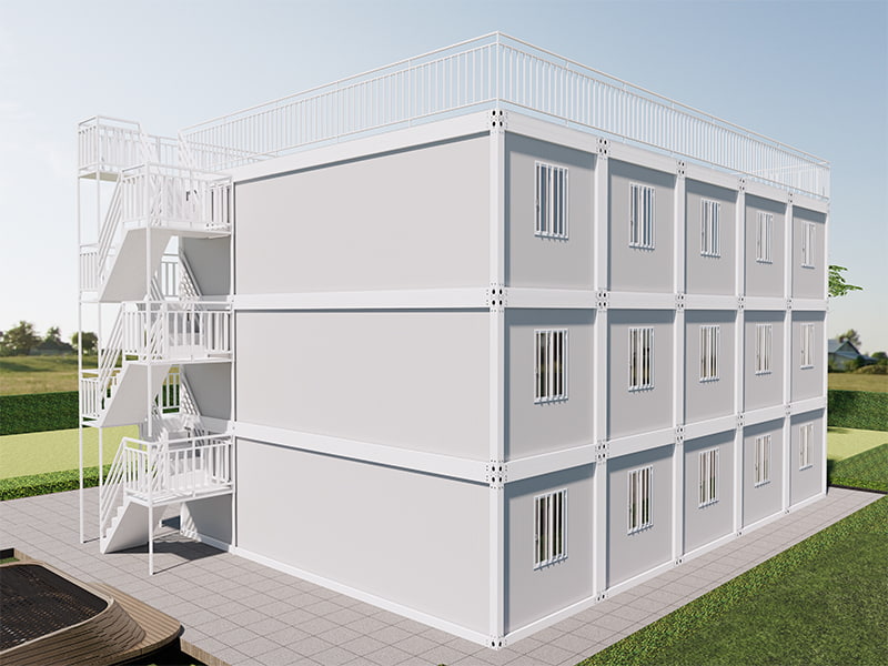 Vietnam Homestay Building Sala de contêineres de montagem rápida