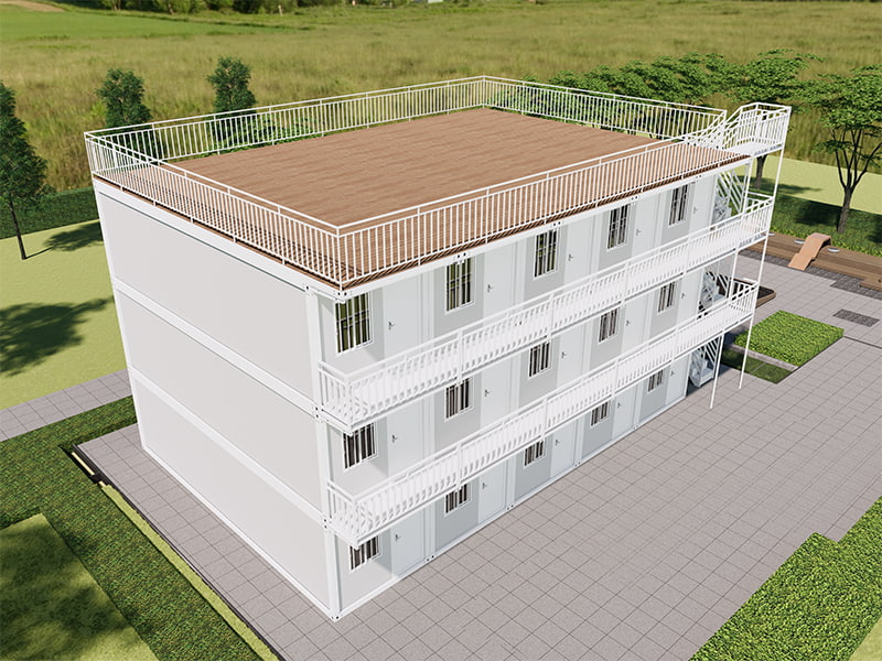 Vietnam Homestay Building Sala de contêineres de montagem rápida