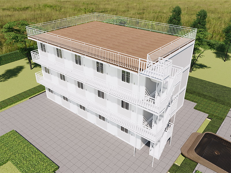 Vietnam Homestay Building Sala de contêineres de montagem rápida