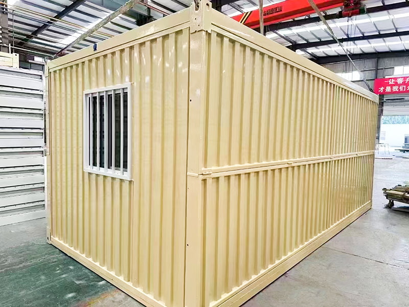 Grande sala de contêiner dobrável de papelão ondulado