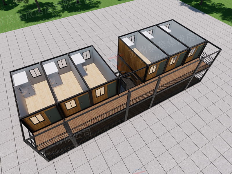 Sala de contêineres de montagem rápida estilo hotel filipino