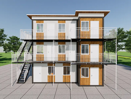 Montar casas de contêineres
