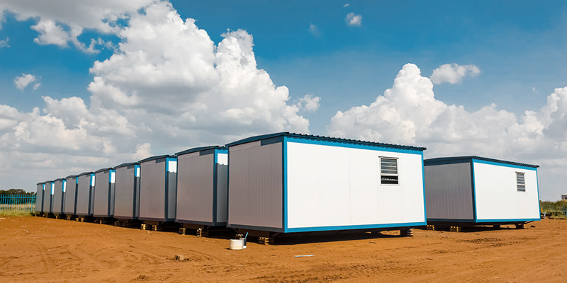 Edifícios de emergência: reconstrução pós-desastre, hospitais temporários